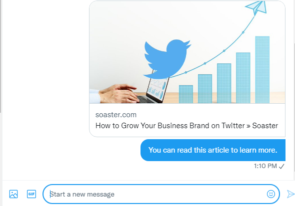 Let your followers see what they are about to click